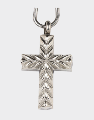 Cross Stainless Steel Pendant (Urn)