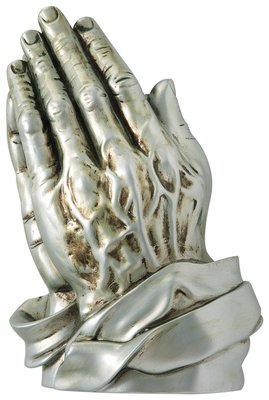 Praying Hands - Silver Finish